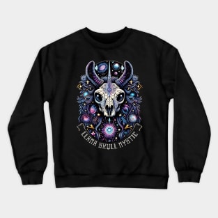 Cosmic Llama skull Crewneck Sweatshirt